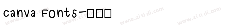 Canva Fonts字体转换